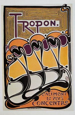 Vintage poster for Tropon food concentrate, 1899